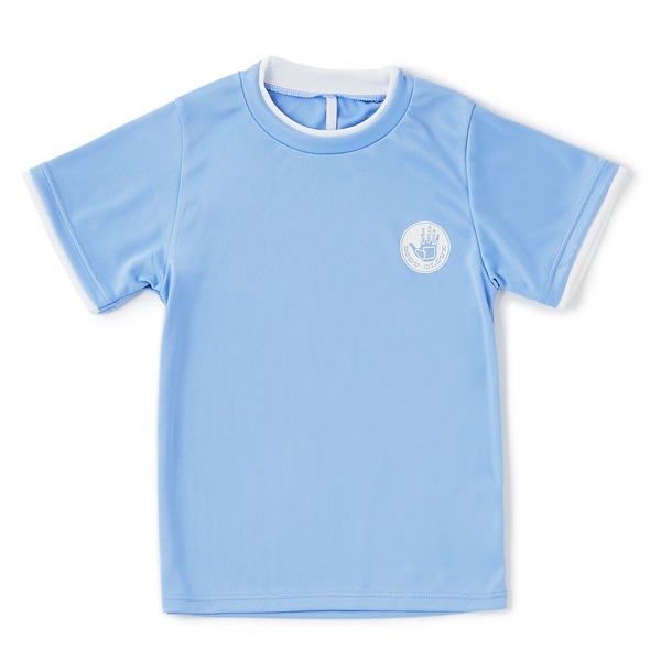 BODY GLOVE キッズレイヤード風Tシャツ(ブルー-150)