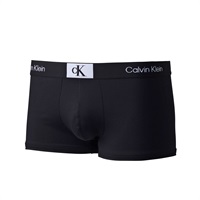 Calvin Klein メンズ ローライズボクサー(前閉じ) CALVIN KLEIN 1996 MICRO(ブラック-S)