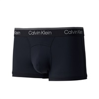 Calvin Klein メンズ ローライズボクサー(前閉じ) CALVIN KLEIN ATHLETIC MICRO(ブラック-S)