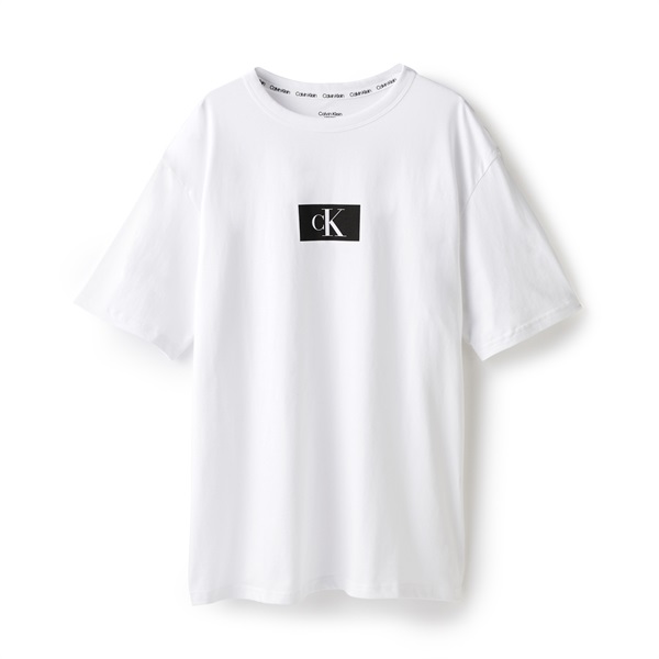 Calvin Klein 1996 半袖クルーネックシャツ(ホワイト-S)