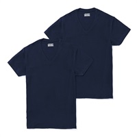 JOCKEY メンズ 同色 2枚組 Ｖネック半袖Tシャツ
