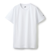 PUMA メンズ DRYハニカム クルーネックシャツ(ホワイト-M)