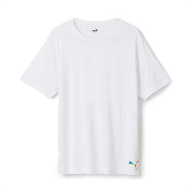 PUMA メンズ RENU クルーネックシャツ(ホワイト-M)