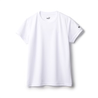 PUMA ボーイズ DRY クルーネックシャツ(ホワイト-140)