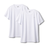 PUMA メンズ 2枚組 DRYハニカムクルーネックシャツ
