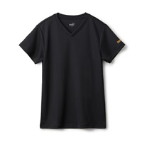 PUMA ボーイズ DRYハニカムVネックシャツ(ブラック-140)