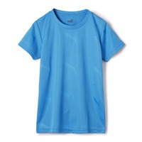 PUMA ボーイズ ジャガードクルーネックシャツ(ブルー-140)