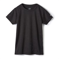 PUMA ボーイズ ランダムロゴ ジャガード クルーネックシャツ(ブラック-140)