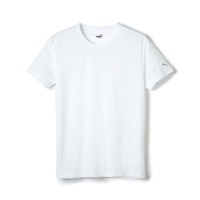 PUMA メンズ DRYハニカム クルーネックシャツ(ホワイト-M)