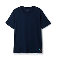 PUMA メンズ RENU クルーネックシャツ(ネイビー-M)