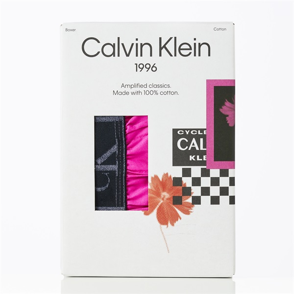 Calvin Klein 1996 ファッション トランクス（前開き）／ピンク メンズ