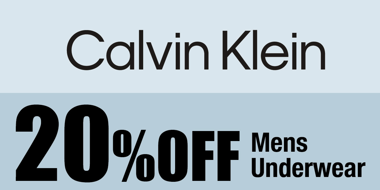 2nd Anniversary FAIR 第3弾 Calvin Klein 20%OFF
